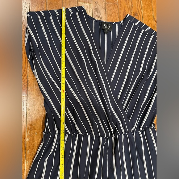 ECI Navy and White Striped Jumpsuit - Picture 7 of 16